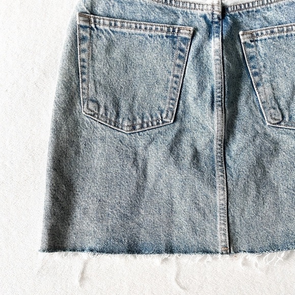 Mango Paneled Dual Denim Skirt - Picture 11 of 11